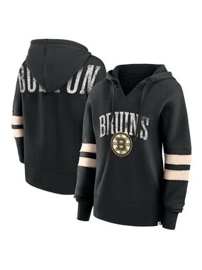 NWT Fanatics Women's XL Boston Bruins Bold Move V-Neck Hoodie